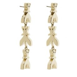 Kolczyki Patrizia Pepe. Żółte kolczyki Patrizia Pepe, złote. Za 269.99 zł.