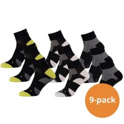 Skarpety kolarskie Xtreme Quarter, 9 par, Multi Czarne. Czarne skarpetki XTREME SOCKSWEAR, bez wzorów. Za 190.99 zł.
