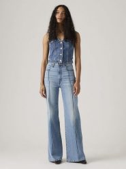 Levi's Dżinsy - Comfort fit - w kolorze błękitnym rozmiar: W25/L30. Niebieskie jeansy Levi's, l, z aplikacjami, z podwyższonym stanem. Za 222.94 zł.
