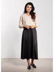 Awama Spódnica w kolorze czarnym rozmiar: M. Czarne spódnice Awama, m, bez wzorów, maxi. Za 134.99 zł.