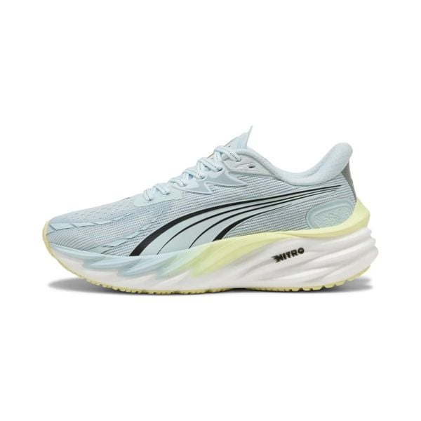 Damskie buty do biegania Puma Velocity Nitro 4. Niebieskie buty do biegania Puma, bez wzorów, z materiału, bez zapięcia, do biegania. Za 492.00 zł.