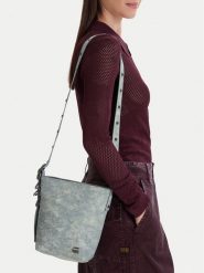 G-Star Raw Torebka EO-LDA8713 Niebieski. Niebieskie listonoszki G-Star Raw, bez wzorów, z materiału, retro, bez dodatków. Za 199.99 zł.