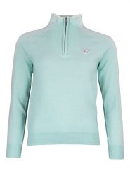 Peak Mountain Sweter "Adomino" w kolorze turkusowym rozmiar: L. Niebieskie swetry Peak Mountain, l, bez wzorów, bez ramiączek. Za 217.99 zł.