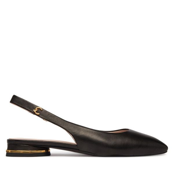 Baleriny Coccinelle. Czarne baleriny Coccinelle, bez wzorów, bez obcasa, bez zapięcia. Za 899.99 zł.