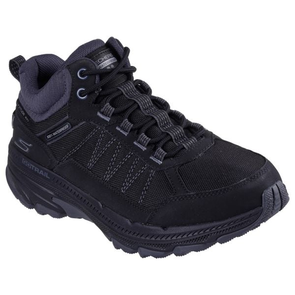 Buty do chodzenia damskie Skechers Go Run Trail Altitude. Czarne trekkingi Skechers, bez wzorów, z materiału, bez zapięcia, trekkingowe. Za 579.00 zł.