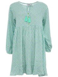 Zwillingsherz Sukienka "Rosalind" w kolorze zielonym rozmiar: L/XL. Zielone sukienki Zwillingsherz, na co dzień, l, bez wzorów, z wiskozy, bez kołnierzyka, bez ramiączek, midi, proste. Za 136.45 zł.
