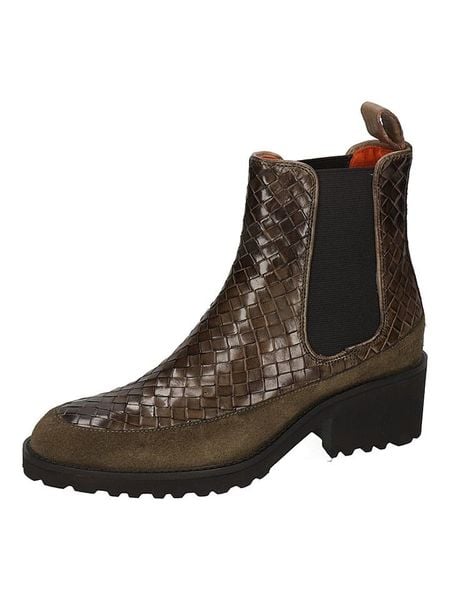 MELVIN & HAMILTON Skórzane sztyblety "Abigail 1" w kolorze khaki rozmiar: 40. Brązowe buty sportowe lifestyle Melvin & Hamilton, bez wzorów, sportowe, bez zapięcia. Za 525.86 zł.