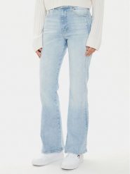 Tommy Jeans Jeansy Sylvia DW0DW19285 Niebieski Flare Fit. Niebieskie jeansy Tommy Jeans, bez wzorów, z bawełny. Za 359.99 zł.