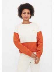 Bench Bluza w kolorze biało-pomarańczowym rozmiar: 42. Białe bluzy Bench, bez wzorów, bez kaptura. Za 105.88 zł.