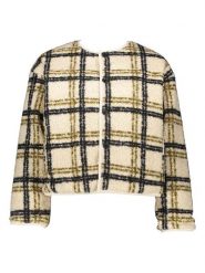 Scotch & Soda Dwustronna kurtka w kolorze zielono-czarno-kremowym rozmiar: L. Brązowe kurtki Scotch & Soda, l, bez wzorów, bez kaptura. Za 149.31 zł.