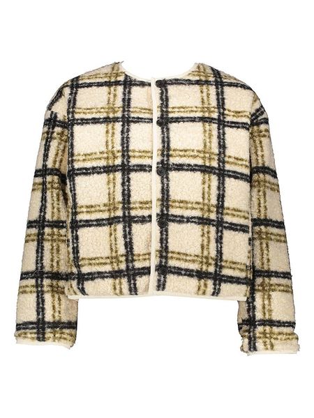 Scotch & Soda Dwustronna kurtka w kolorze zielono-czarno-kremowym rozmiar: L. Brązowe kurtki Scotch & Soda, l, bez wzorów, bez kaptura. Za 170.47 zł.