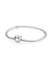 Pandora Srebrna bransoletka rozmiar: 18. Szare bransoletki Pandora, srebrne. Za 231.68 zł.