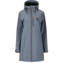 Damska wodoodporna kurtka softshell Whistler Thora. Niebieskie kurtki WHISTLER, bez wzorów, z softshellu, bez kaptura. Za 384.00 zł.