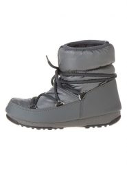 Moon Boot Botki zimowe "Low" w kolorze szarym rozmiar: 40. Szare botki Moon Boot, bez wzorów, z materiału, bez obcasa, bez zapięcia. Za 351.59 zł.