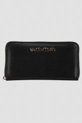 VALENTINO Czarny portfel Divina. Czarne portfele Valentino by Mario Valentino, bez wzorów. W wyprzedaży za 207.99 zł.