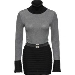 Sweter bonprix czarno-szary. Swetry marki bonprix. Za 99.99 zł.