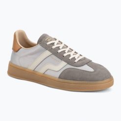 Buty damskie GANT Cuzima. Szare buty treningowe Gant, bez wzorów, z gumy, przed kostkę, bez zapięcia, trekkingowe. Za 559.99 zł.