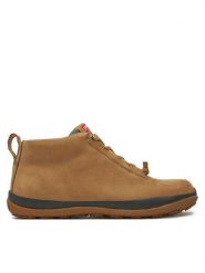 Camper Botki Peu Pista GORE-TEX K400481-021 Brązowy. Brązowe botki Camper, bez wzorów, z gore-texu, bez obcasa, na płaskiej podeszwie, bez zapięcia. Za 759.99 zł.