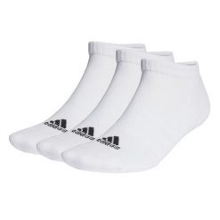 Skarpety adidas Cushioned Low-Cut Socks 3P. Białe skarpetki adidas, bez wzorów. Za 50.00 zł.