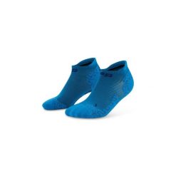 Damskie krótkie skarpety kompresyjne sportowe Core Run stopki Ultralight CEP. Niebieskie skarpetki CEP, bez wzorów, z elastanu. Za 69.00 zł.