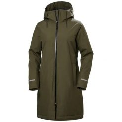 Kurtka damska Helly Hansen Aspire Rain. Zielone kurtki przeciwdeszczowe Helly Hansen, xs, bez wzorów, z poliesteru, bez kaptura, primaloft. Za 923.50 zł.