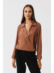 Stylove Bluzka w kolorze pomarańczowym rozmiar: M. Pomarańczowe bluzki Stylove, m, bez wzorów, bez kołnierzyka, bez ramiączek. Za 150.02 zł.