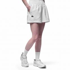 Shorty damski Kappa Iabeja Athleisure. Białe szorty Kappa, bez wzorów, sportowe. Za 273.50 zł.