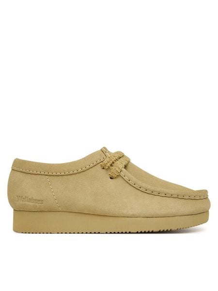 Clarks Półbuty Wallabee Lite. 26328082 Beżowy. Brązowe półbuty wsuwane Clarks, bez wzorów, ze skóry, bez obcasa, na płaskiej podeszwie. Za 366.99 zł.