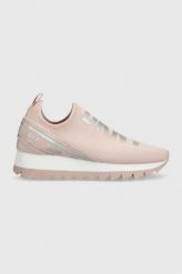 Dkny sneakersy ABBI kolor różowy K4297210. Czerwone buty sportowe lifestyle DKNY, bez wzorów, z gumy, sportowe, bez zapięcia. Za 519.99 zł.