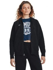 Under Armour Bluza "Rival" w kolorze czarnym rozmiar: S. Czarne bluzy Under Armour, s, bez wzorów, bez ramiączek, bez kaptura. Za 128.55 zł.