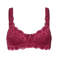 Cellbes Biustonosz Bella ciemnoczerwony female czerwony 75B. Czerwone biustonosze sportowe Cellbes, bez wzorów, z koronki. Za 79.00 zł.