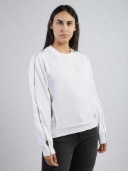 Diesel Clothes Bluza w kolorze białym rozmiar: XXS. Białe bluzy Diesel Clothes, xxs, bez wzorów, z bawełny, bez ramiączek, bez kaptura. Za 163.26 zł.