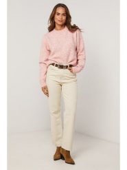 Soft Cashmere Sweter w kolorze jasnoróżowym rozmiar: 40/42. Różowe swetry Soft Cashmere, bez wzorów, z kaszmiru, klasyczne, bez ramiączek. Za 130.81 zł.