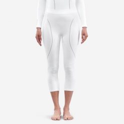 Legginsy termoaktywne narciarskie damskie Wedze BL 900 seamless. Białe bielizna termoaktywna damska WED'ZE, bez wzorów, z elastanu, bez ramiączek, narciarskie. Za 169.99 zł.