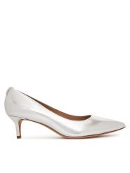 LAUREN RALPH LAUREN Szpilki 802978834001 Srebrny. Szare szpilki Lauren Ralph Lauren, bez wzorów, ze skóry, bez obcasa, na szpilce, bez zapięcia. Za 409.99 zł.