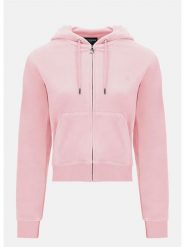 Juicy Couture Bluza w kolorze jasnoróżowym rozmiar: L. Różowe bluzy Juicy Couture, l, bez wzorów, bez ramiączek, bez kaptura. Za 217.99 zł.