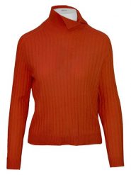 Malo Optimum Sweter w kolorze ceglanym rozmiar: XL. Czerwone swetry Malo Optimum, xl, bez wzorów, z kaszmiru, bez ramiączek. Za 291.51 zł.