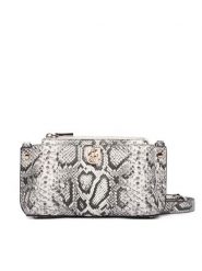 Guess Torebka Bianca Mini HWKG99 07720 Szary. Szare listonoszki Guess, z aplikacjami, ze skóry, bez dodatków. Za 549.99 zł.