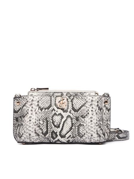 Guess Torebka Bianca Mini HWKG99 07720 Szary. Szare listonoszki Guess, z aplikacjami, bez dodatków. Za 549.99 zł.