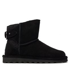 Śniegowce Bearpaw. Czarne śniegowce Bearpaw, bez wzorów, bez zapięcia. Za 549.99 zł.