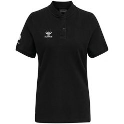 Damska koszulka polo Hummel Move Grid. Czarne t-shirty sportowe Hummel, xs, bez wzorów, bez ramiączek. Za 166.00 zł.