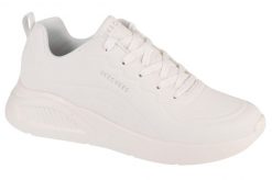 Buty sportowe Sneakersy damskie, Uno Lite-Lighter One. Białe buty treningowe Skechers, bez wzorów, z materiału, przed kostkę, bez zapięcia, trekkingowe. Za 314.55 zł.