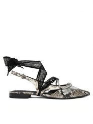 PINKO Czółenka Gianira 30 SD0547 P042 Szary. Szare czółenka Pinko, bez wzorów, ze skóry, bez obcasa, bez zapięcia. Za 1,079.00 zł.