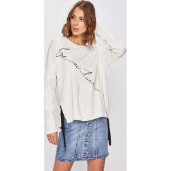 Answear - Bluza Sweet & Salty. Białe bluzy ANSWEAR, l, bez wzorów, z dzianiny, bez kaptura. W wyprzedaży za 69.90 zł.