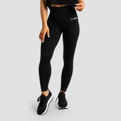 Legginsy GymBeam Limitless. Czarne legginsy GYMBEAM, bez wzorów, sportowe. Za 139.99 zł.