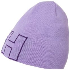 Czapka na zimę unisex Helly Hansen Outline Beanie. Fioletowe czapki zimowe Helly Hansen, bez wzorów, sportowe. Za 69.99 zł.