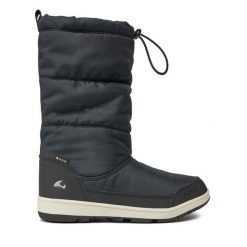 Śniegowce Viking. Czarne śniegowce Viking, bez wzorów, z gore-texu, bez zapięcia. Za 569.99 zł.