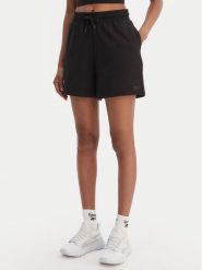 Reebok Szorty sportowe Jacqueline RK25500CCW Czarny Regular Fit. Czarne szorty sportowe Reebok, bez wzorów, z bawełny. Za 99.99 zł.