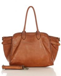 Shopperka skórzana MARCO MAZZINI camel v251b. Brązowe torebki klasyczne bez wzorów, ze skóry, bez dodatków. Za 599.00 zł.