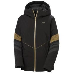 Damska kurtka narciarska Helly Hansen Panorama. Czarne kurtki narciarskie Helly Hansen, bez wzorów, bez kaptura, narciarskie. Za 1,262.00 zł.